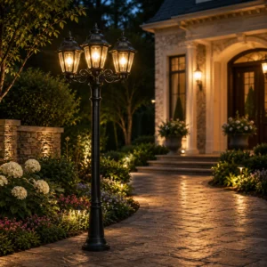 FUMAGALLI CLASSIC 3L OUTDOOR GARDEN POLE LIGHT
