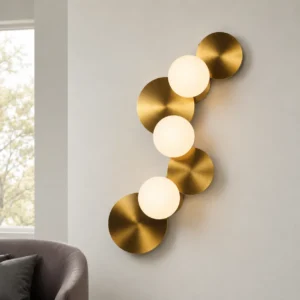 MODERN GLOBE LED WALL LIGHT