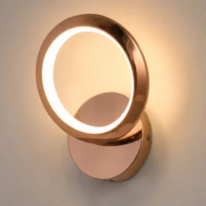 FRENCH GOLD CIRCULAR RING LED WALL LIGHT