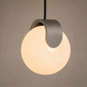 MODERN KERNEL MILKY GLASS MULTI PENDANT CHANDELIER