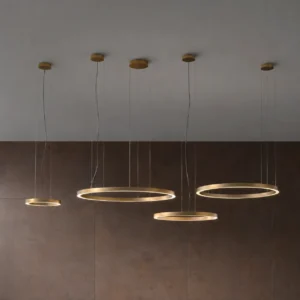 MODERN MULTI RING LED CHANDELIER