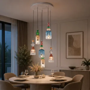INFINI MIX GLASS CASCADE PENDANT LIGHT