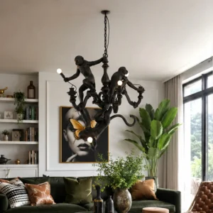 MONKEY FIGURE CHANDELIER