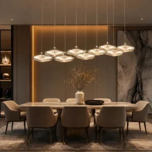 VIVALDI LINEAR HEXAGONAL HANGING LIGHT